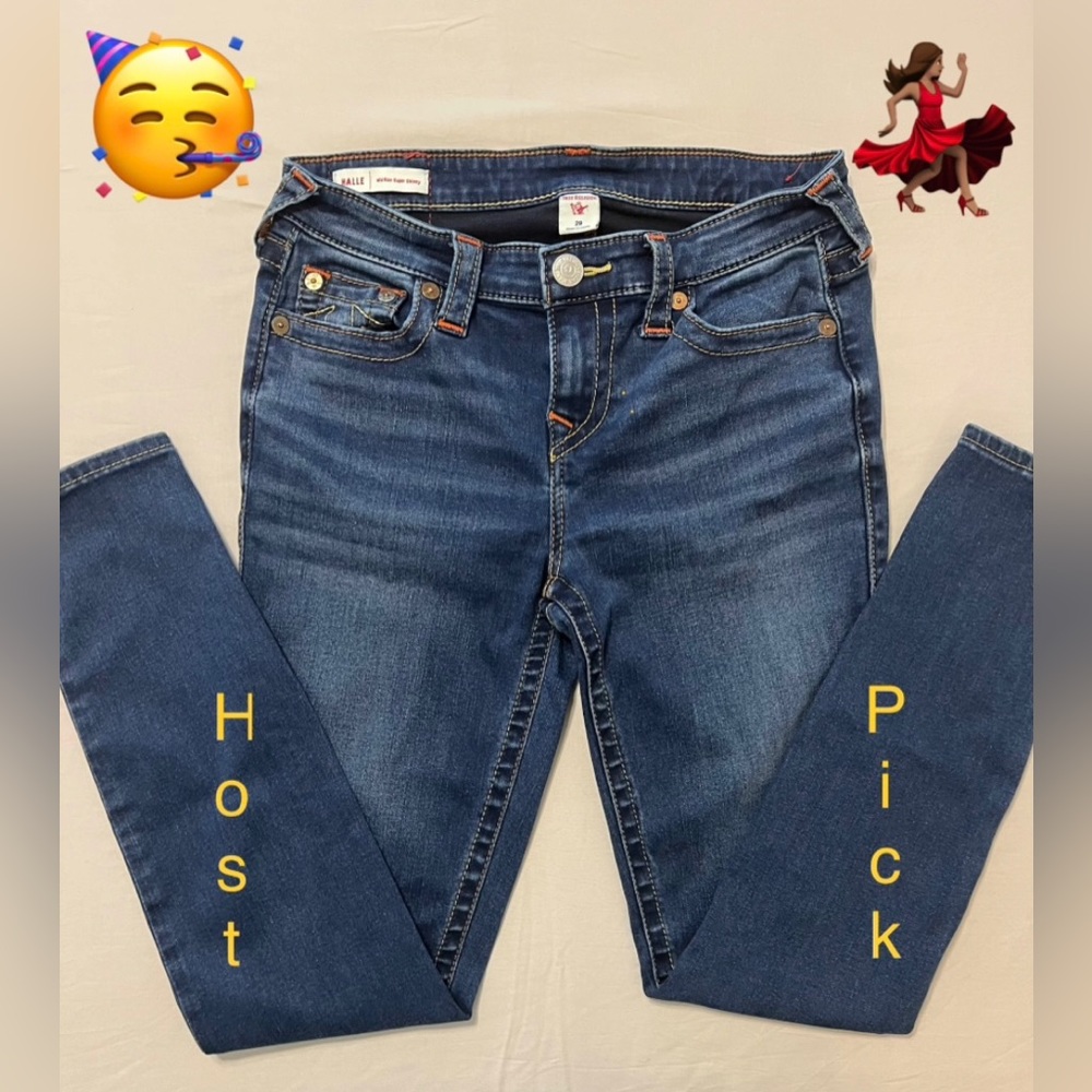 🥳HOST PICK 🥳True religion Halle mid rise Super Skinny - Picture 6 of 9